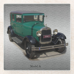 Green Model A glass-Untersetzer Glasuntersetzer