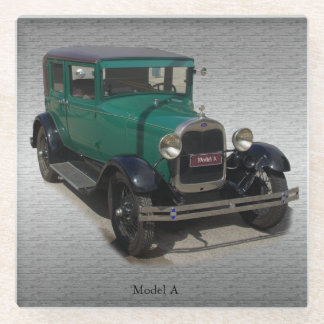 Green Model A glass-Untersetzer Glasuntersetzer