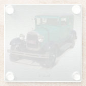 Green Model A glass-Untersetzer Glasuntersetzer (Rückseite)