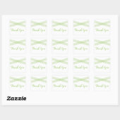 Green Modern Deko Vielen Dank Stickers (Blatt)