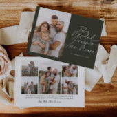 Green Modern Feliz Navidad Script Weihnachten