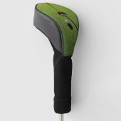 Green Modern Golf Tips Custom Best Driver Headcover (angewinkelt)