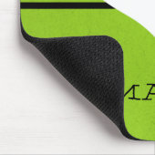 Green Modern Heart Mousepad (Ecke)