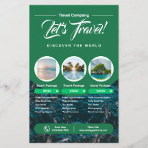 Green Modern Pastel Travel Agency