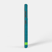 Green Modern Personalisiert Name Phone Case Samsung Galaxy Hülle (Rechte Seite)