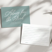 Green Modern Script Abschluss Hinweiskarte