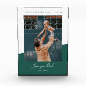 Green | Modernes Vatertagsgeschenk Foto (Vorderseite)