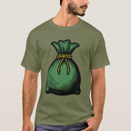 Green Money Bag T-Shirt