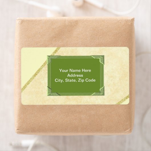 Green Monogram Labels (Insitu)