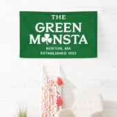Green Monsta Boston Green Monstah Baseball Geschen Banner (Insitu)