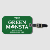 Green Monsta Boston Green Monstah Baseball Geschen Gepäckanhänger (Vorderseite (Horizontal))
