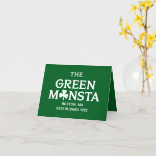 Green Monsta Boston Green Monstah Baseball Geschen Karte