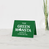 Green Monsta Boston Green Monstah Baseball Geschen Karte (Vorderseite)