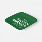 Green Monsta Boston Green Monstah Baseball Geschen Pappteller (Gewinkelt)