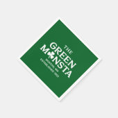 Green Monsta Boston Green Monstah Baseball Geschen Serviette (Ecke)