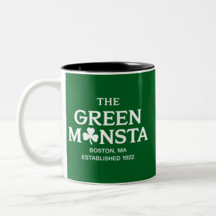 Green Monsta Boston Green Monstah Baseball Geschen Zweifarbige Tasse