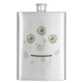 Green Monster Face Flask Flachmann (Vorderseite)