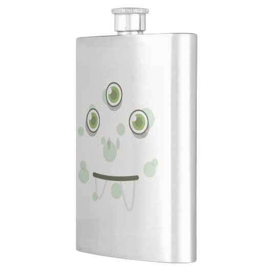 Green Monster Face Flask Flachmann (Links)
