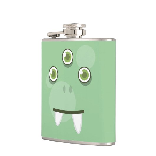 Green Monster Face Flask Flachmann (Links)