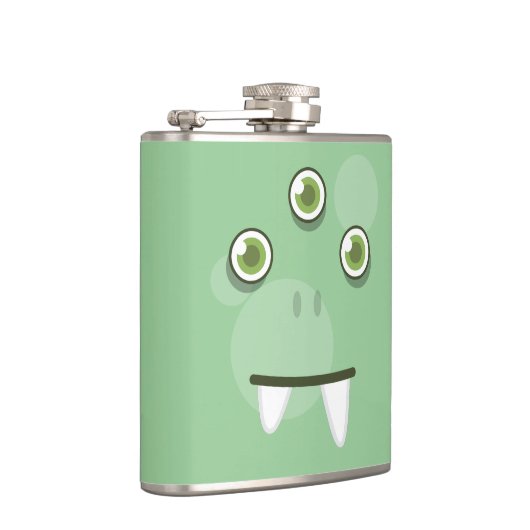 Green Monster Face Flask Flachmann (Rechts)
