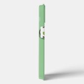 Green Monster Face iPad Case (Rückseite / Rechts)