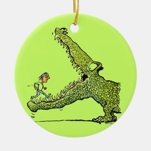 Green Monster Ornament (Vorne)