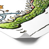 Green Monster Poster (Ecke)