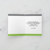 Green Monster Vielen Dank Dankeskarte (Innenseite)