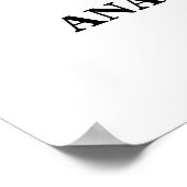 Green Monstera Leaf Wedding Willkommen Poster (Ecke)