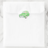 Green Morris Kleinwagen-Aufkleber Runder Aufkleber (Tasche)