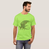 Green Mosaic Dragon T - Shirt (Vorne ganz)