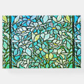 Green Mosaic Floral Gästebuch (Rückseite)