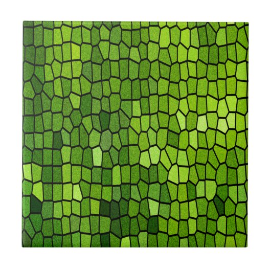 Green Mosaik Fliese (Vorderseite)