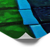 Green Mosaik Poster (Ecke)