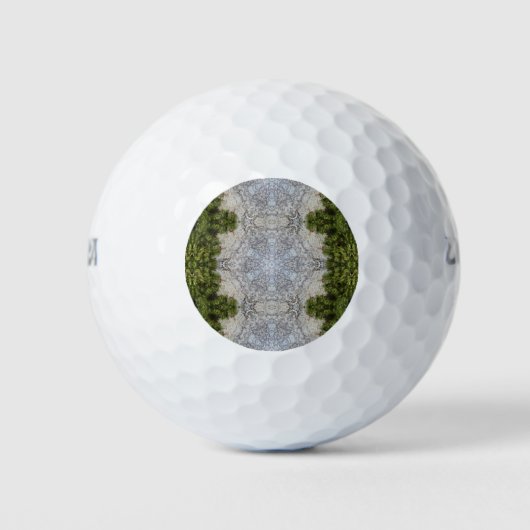 Green Moss & Nature Earth Art Golfball (Vorderseite)