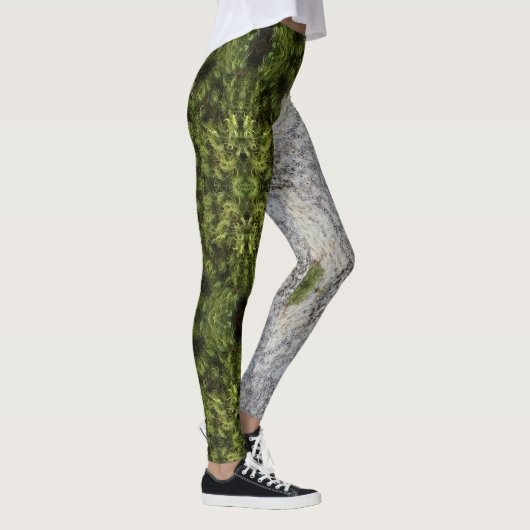 Green Moss & Nature Earth Art Leggings (Rechts)