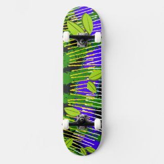 Green Motion – Abstrakte Natur Skateboard