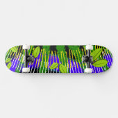 Green Motion – Abstrakte Natur Skateboard (Horizontal)