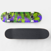 Green Motion – Abstrakte Natur Skateboard (Horizontal)