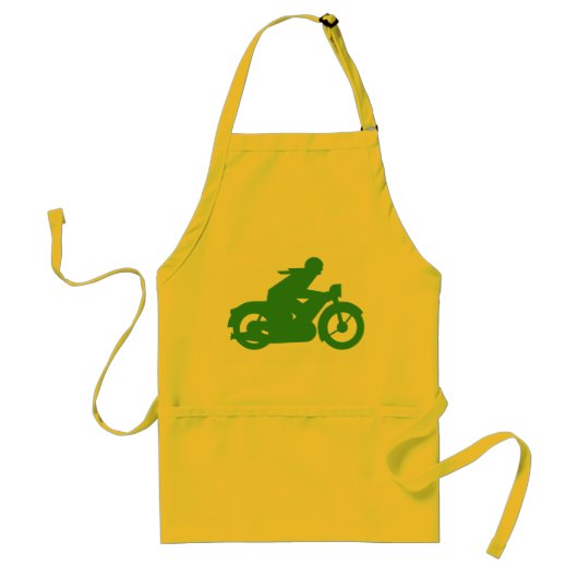 Green Motorbiker-Zeichen Schürze (Vorne)