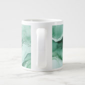 Green Motorcycle Adventure Jumbo-Tasse (Rückseite)