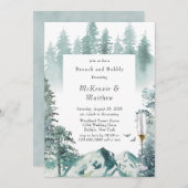 Green Mountain Airunch und Bubbly Einladung (Vorne/Hinten)