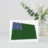 Green Mountain Boys Fahne Postkarte (Stehend Vorderseite)