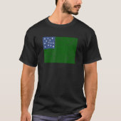 Green Mountain Boys Vermont Republic Flag USA T-Shirt (Vorderseite)