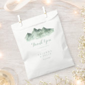 Green Mountain Country Vielen Dank für Ihre Hochze Geschenktütchen (Ausgeschnitten)