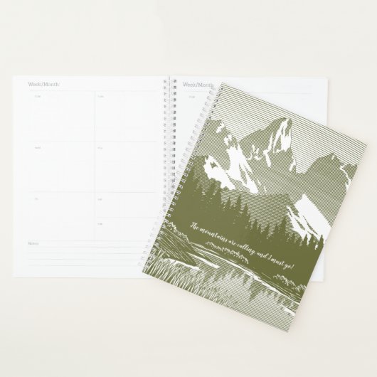 Green Mountains Design Weekly/Monthly Planer (Anzeige)