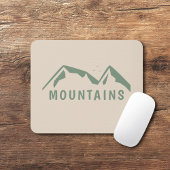 Green Mountains Mouse Pad Mousepad