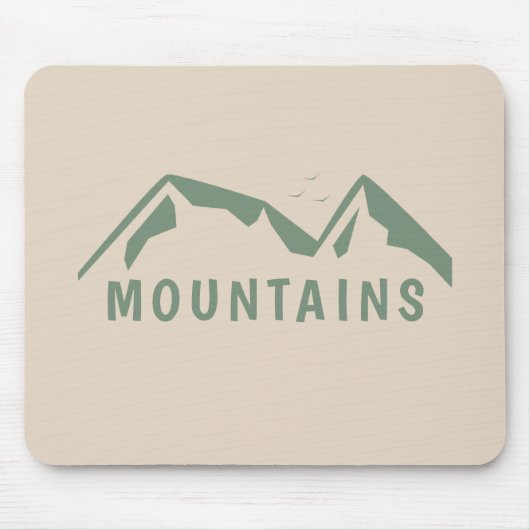 Green Mountains Mouse Pad Mousepad (Vorne)