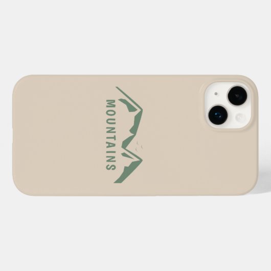 Green Mountains Phone Case (Rückseite (Horizontal))