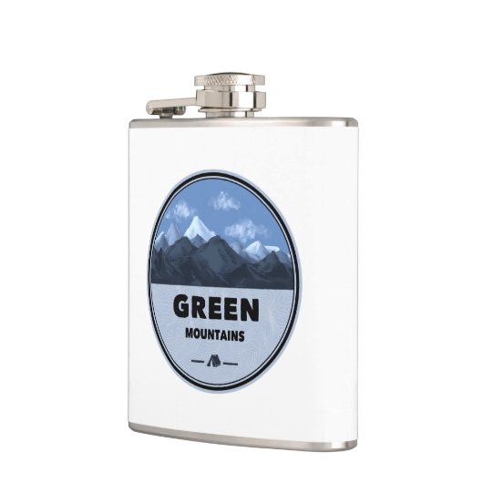 Green Mountains Vermont Camping Flachmann (Links)